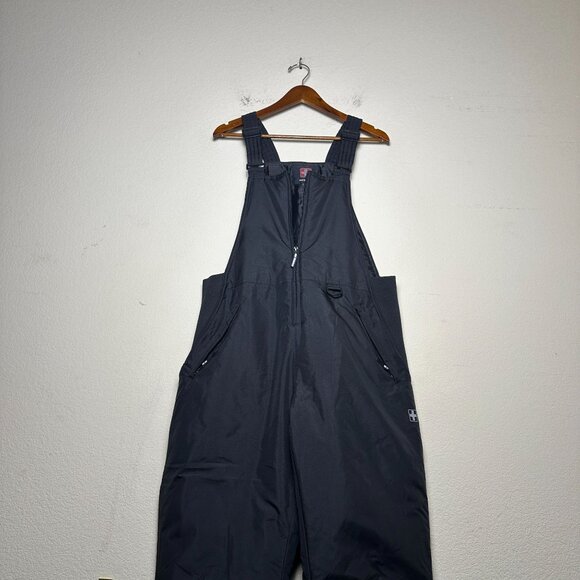 SwissTech Snow Bib Overalls Ski Snowboard Cargo Pant Sz M 8-10 Utility Winter - Picture 1 of 12